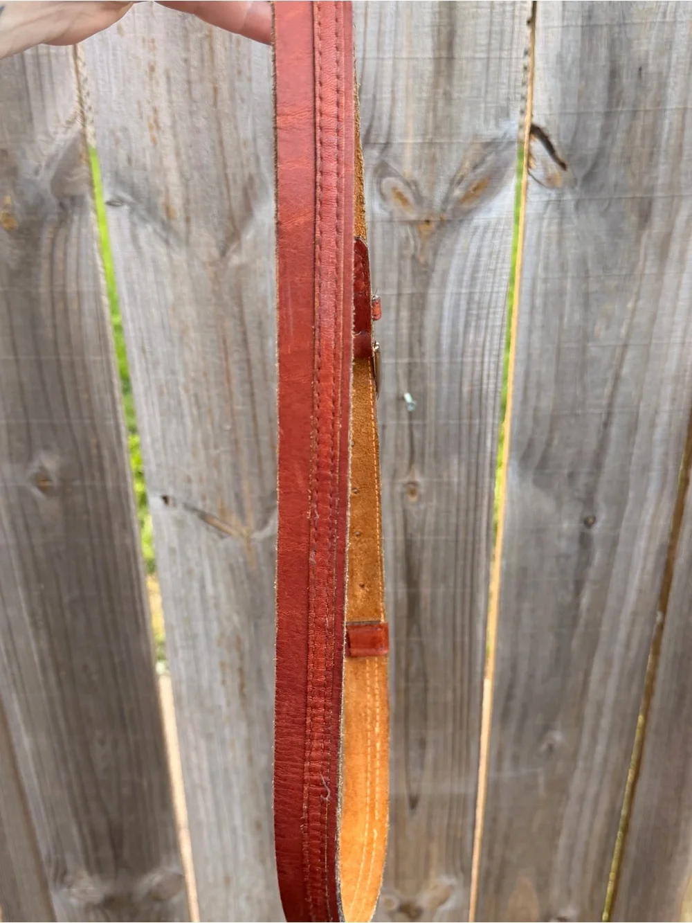 Vintage Classic Men's Leather Belt in Brown - Timeless  Size 41